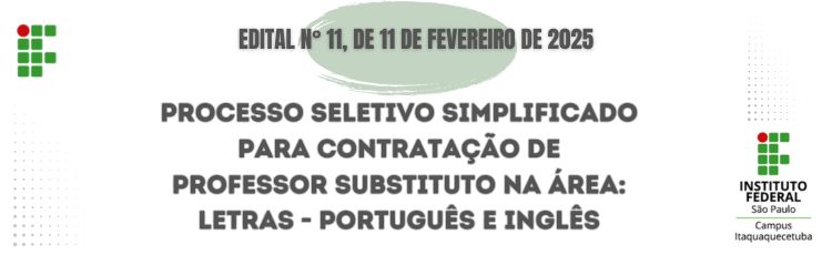 Processo Seletivo Simplificado - Aviso de Deferimento e Indeferimento das Inscrições