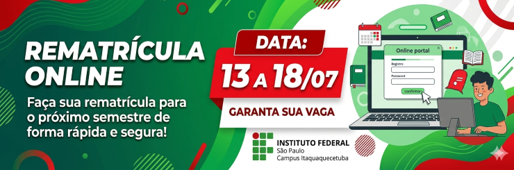Rematrícula 2026.2 - Cursos Semestrais