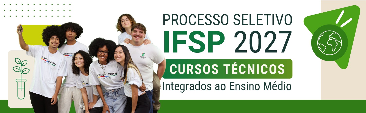 Processo Seletivo Cursos Técnicos Integrados 2027.1