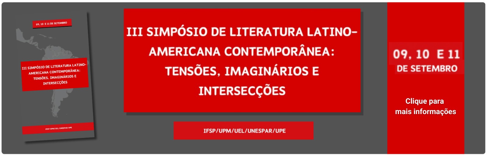 Simpósio de Literatura Latino-Americana contemporânea - SILLAC