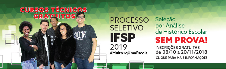 Processo Seletivo IFSP 2019